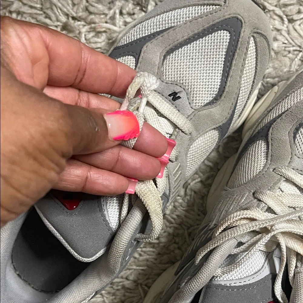 New Balance Kids Sneakers - Gray and Red